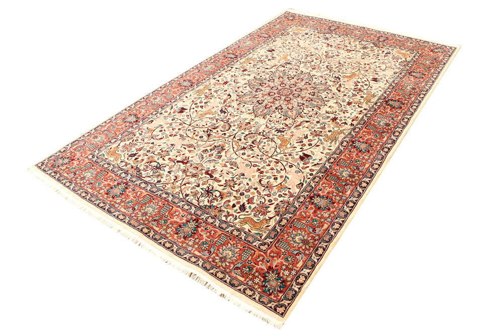 Cornsilk Hunting 5' x 8' 4 - No. 44799 - ALRUG Rug Store
