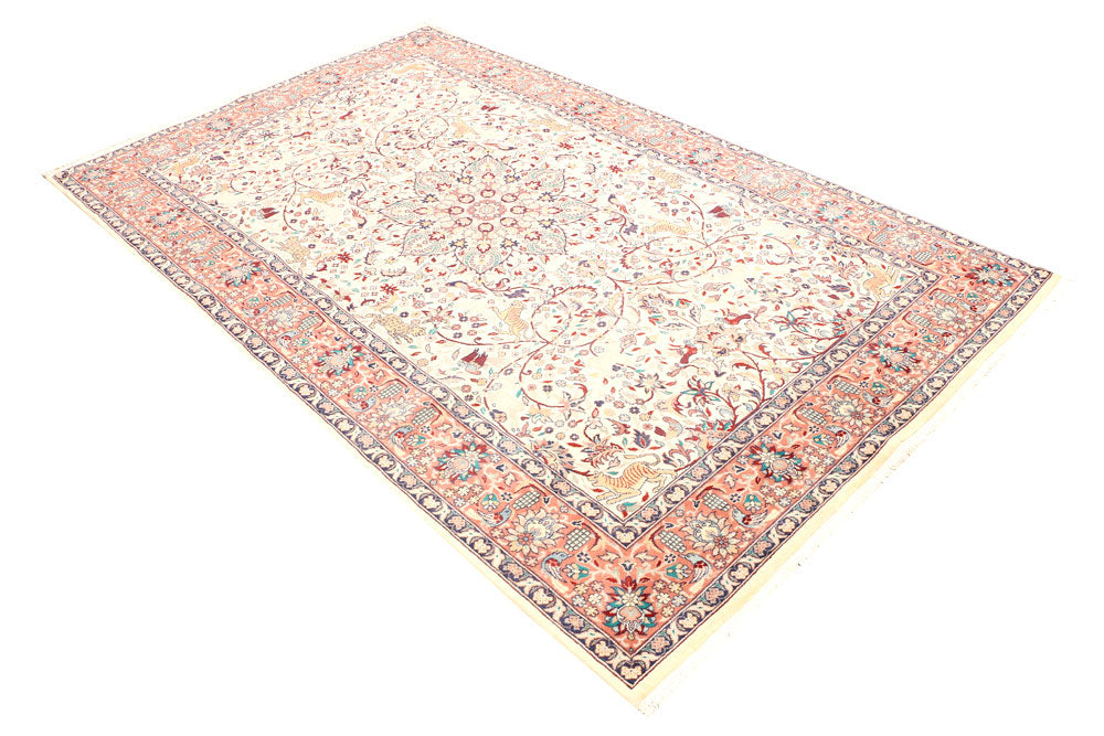 Cornsilk Hunting 5' x 8' 4 - No. 44799 - ALRUG Rug Store