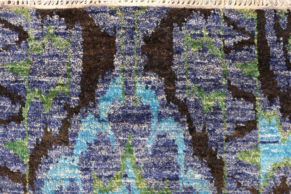 Multi Colored Ikat 4' 11 x 8' 2 - No. 44802 - ALRUG Rug Store