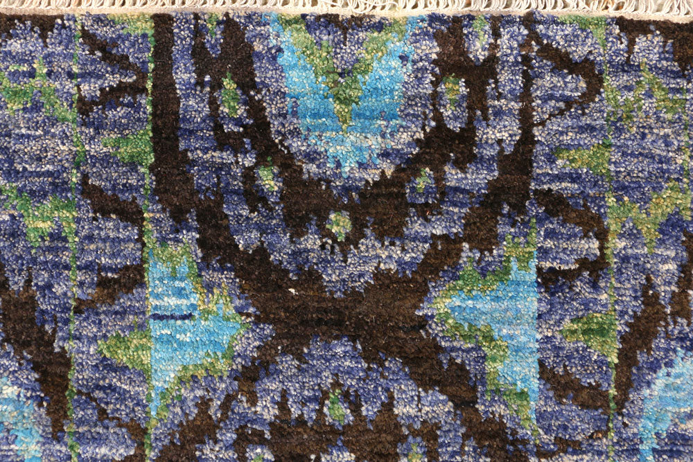 Multi Colored Ikat 4' 11 x 8' 2 - No. 44802 - ALRUG Rug Store