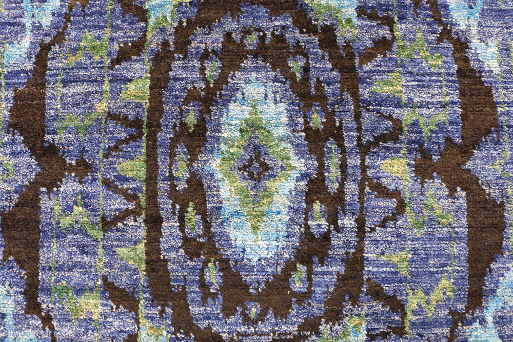 Multi Colored Ikat 4' 11 x 8' 2 - No. 44802 - ALRUG Rug Store