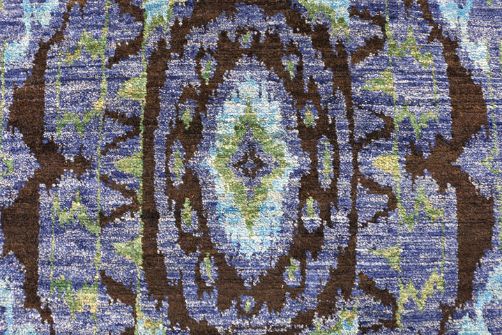 Multi Colored Ikat 4'  11" x 8'  2" - No. QA95928