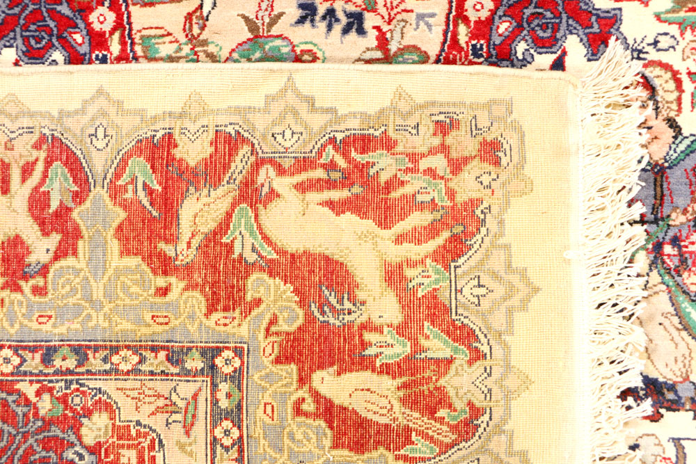 Cornsilk Hunting 4' 11 x 8' 4 - No. 44804 - ALRUG Rug Store