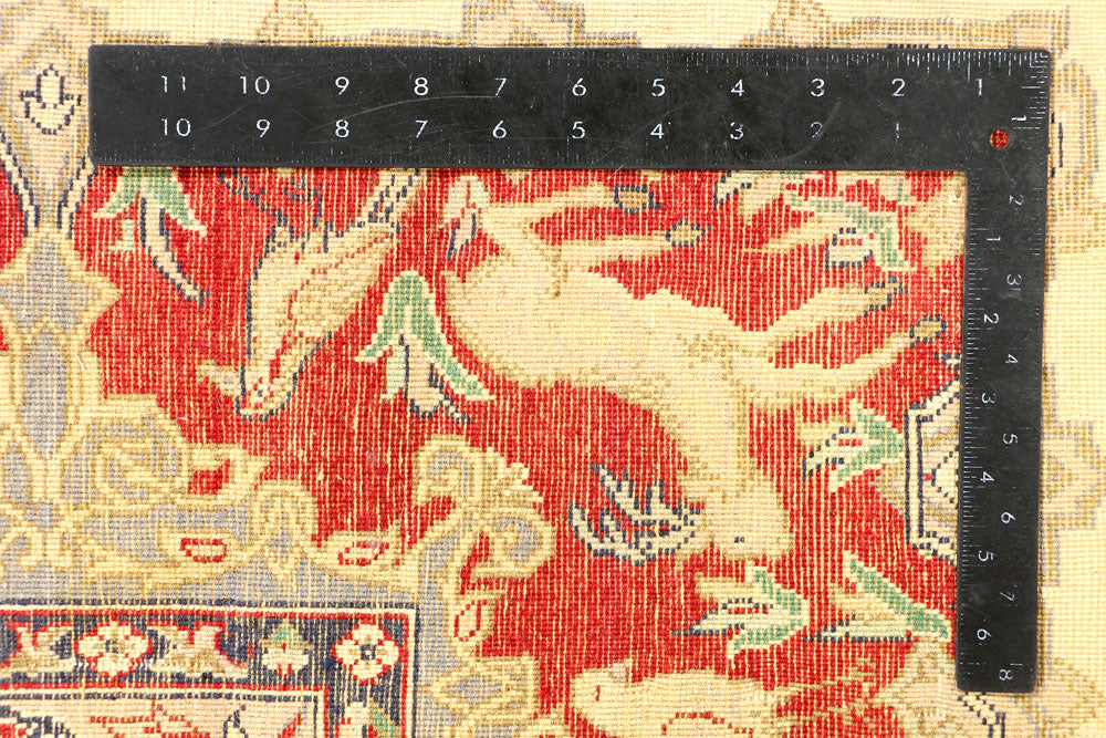 Cornsilk Hunting 4' 11 x 8' 4 - No. 44804 - ALRUG Rug Store