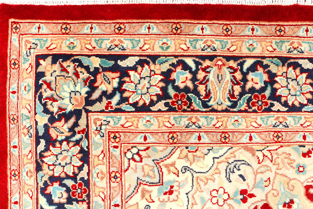 Firebrick Kashan 6'  1" x 9'  1" - No. QA29719