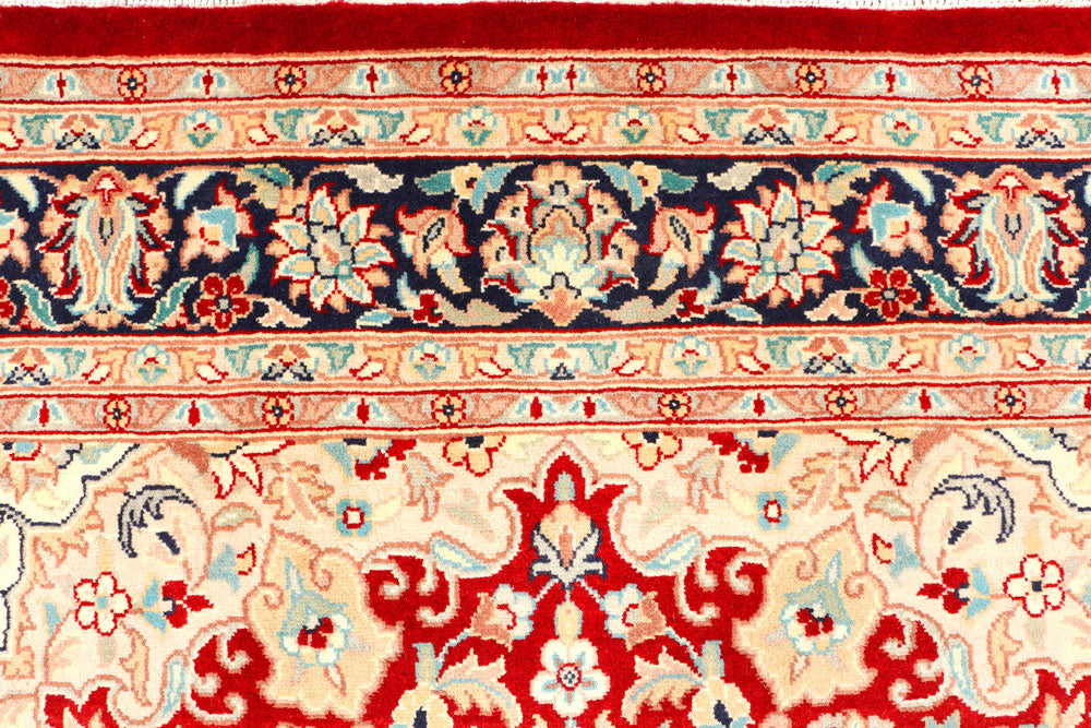 Firebrick Kashan 6' 1 x 9' 1 - No. 44809 - ALRUG Rug Store