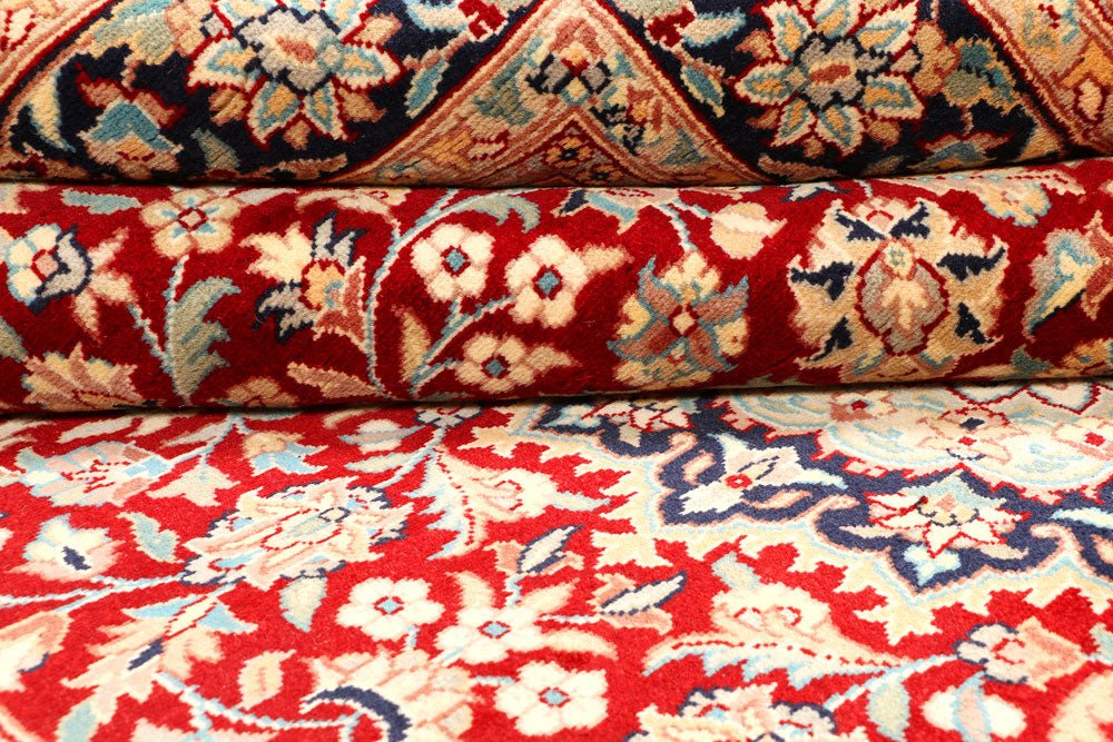 Firebrick Kashan 6' 1 x 9' 1 - No. 44809 - ALRUG Rug Store