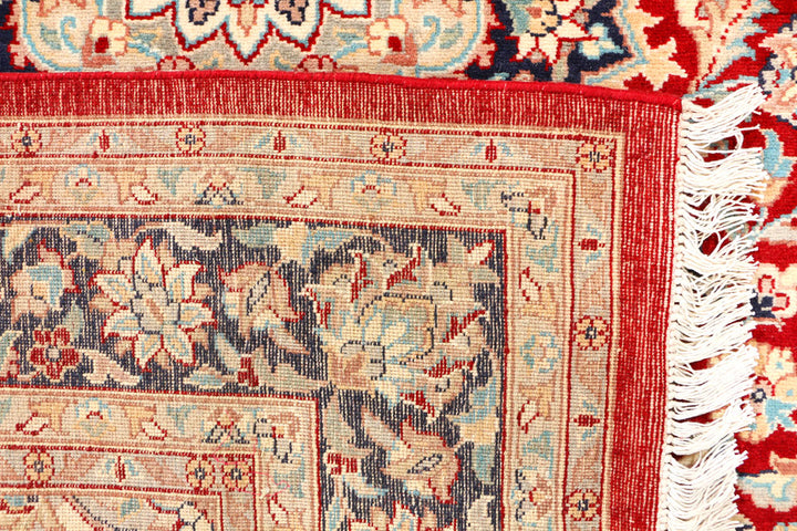 Firebrick Kashan 6' 1 x 9' 1 - No. 44809 - ALRUG Rug Store