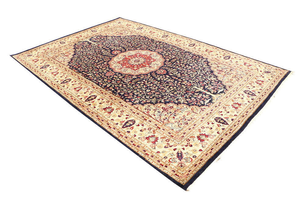 Black Tree of Life 6' 1 x 9' - No. 44813 - ALRUG Rug Store