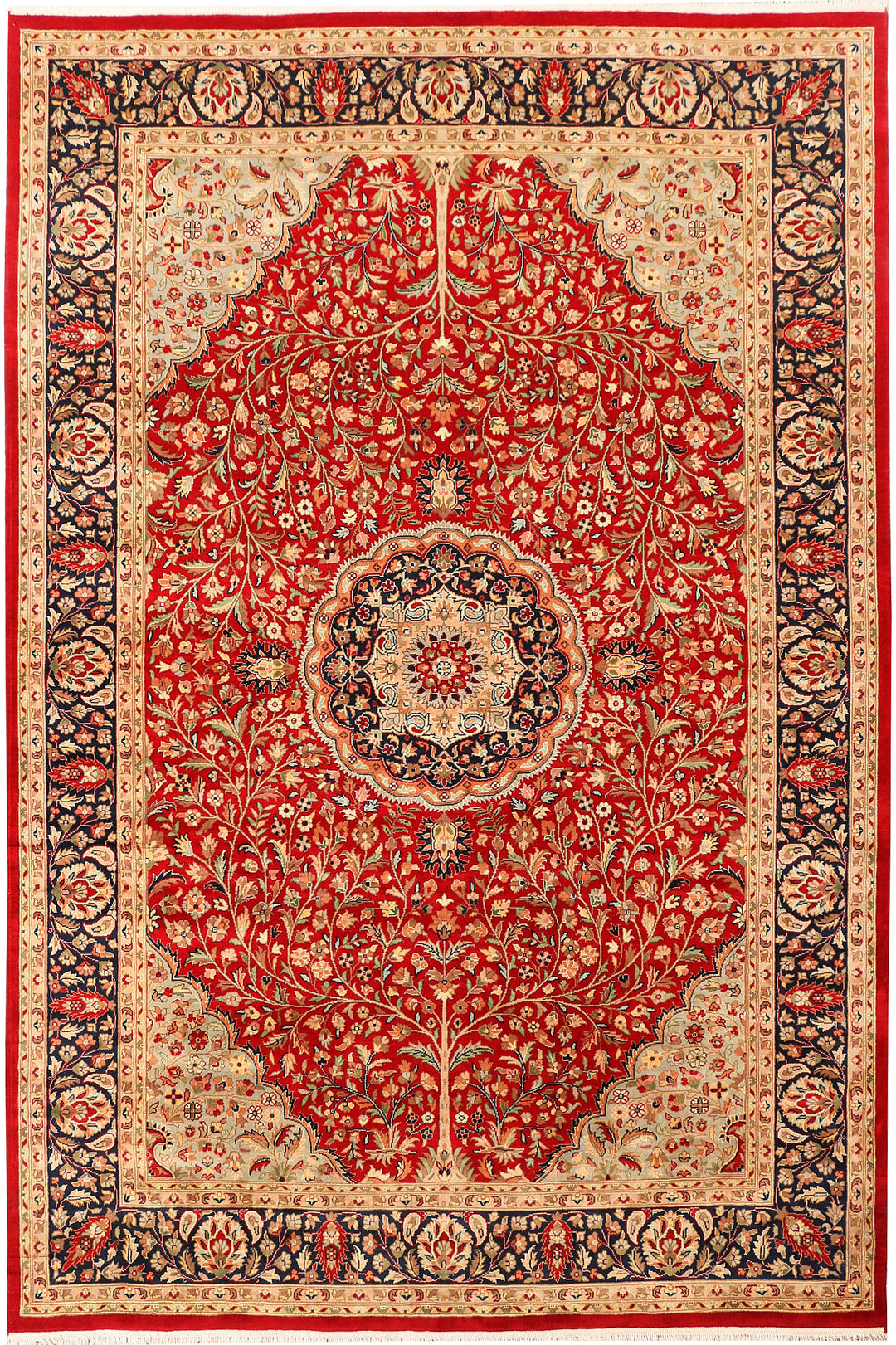 Firebrick Tree of Life 5' 9 x 9' 2 - No. 44814 - ALRUG Rug Store