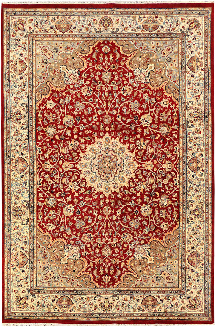 Firebrick Isfahan 6' 2 x 9' 2 - No. 44821 - ALRUG Rug Store