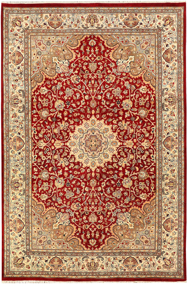 Firebrick Isfahan 6'  2" x 9'  2" - No. QA70458