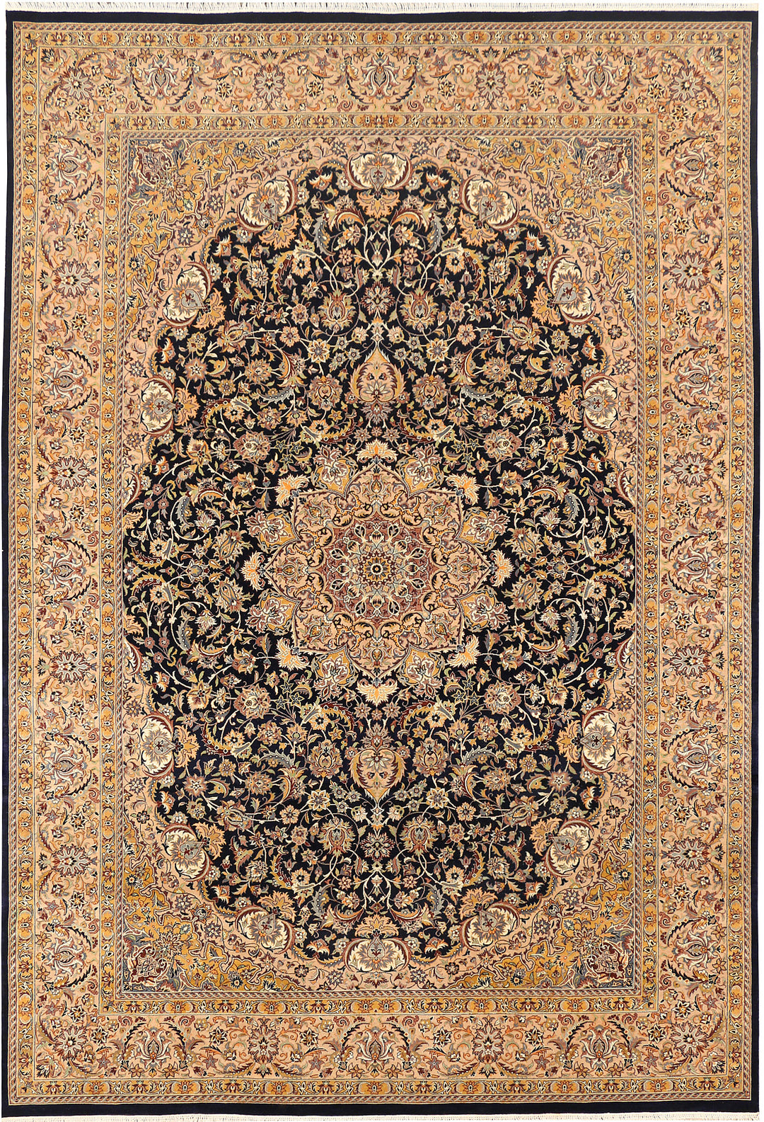 Black Kirman 6' 1 x 8' 10 - No. 44823 - ALRUG Rug Store