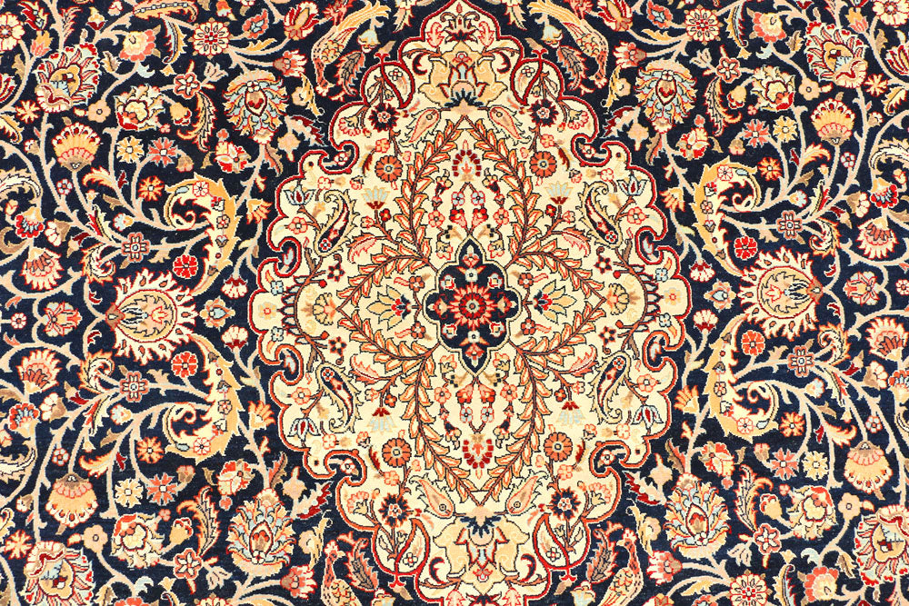 Black Kirman 6' 1 x 8' 10 - No. 44824 - ALRUG Rug Store
