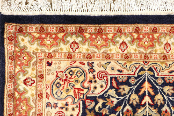 Midnight Blue Mahal 2'  7" x 12' " - No. QA40753