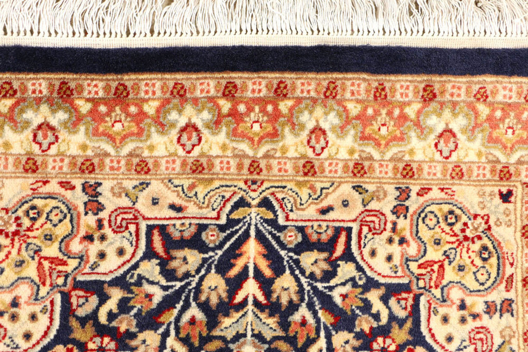 Midnight Blue Mahal 2'  7" x 12' " - No. QA40753