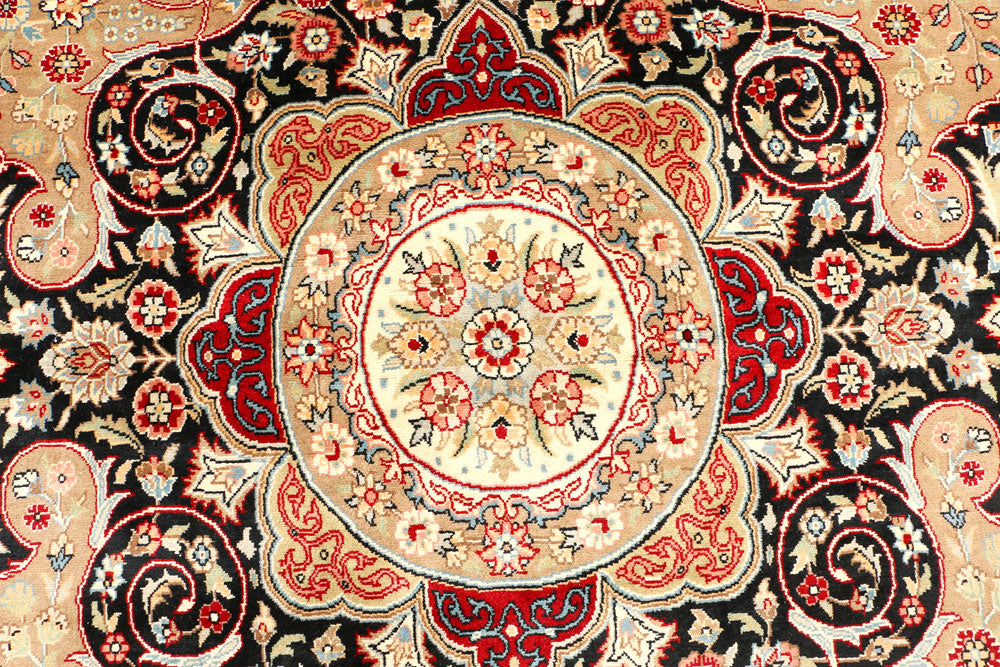 Black Isfahan 8' x 10' 1 - No. 44876 - ALRUG Rug Store