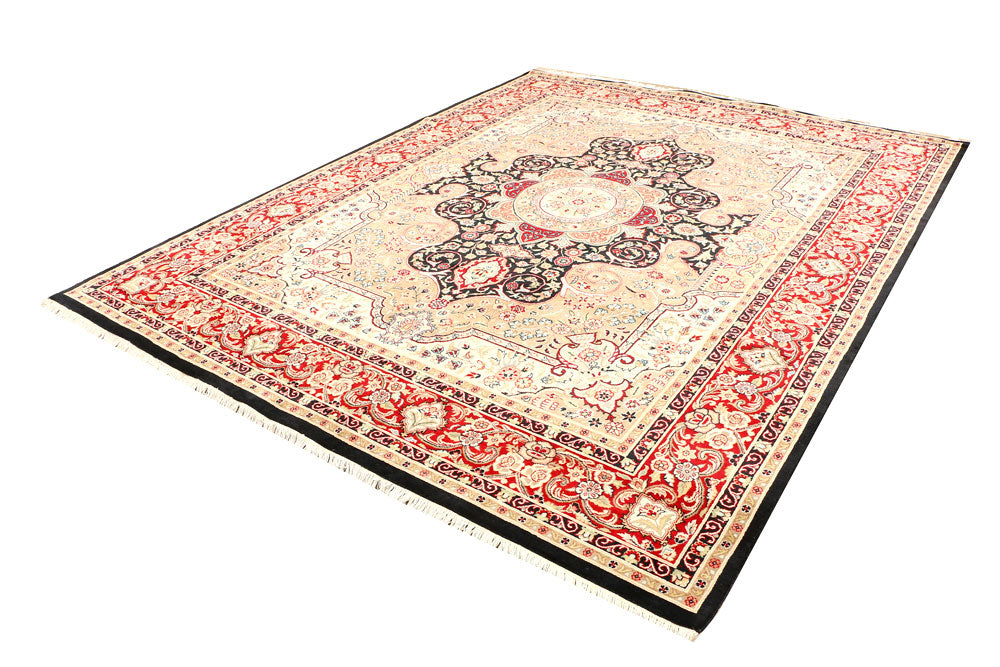 Black Isfahan 8' x 10' 1 - No. 44876 - ALRUG Rug Store