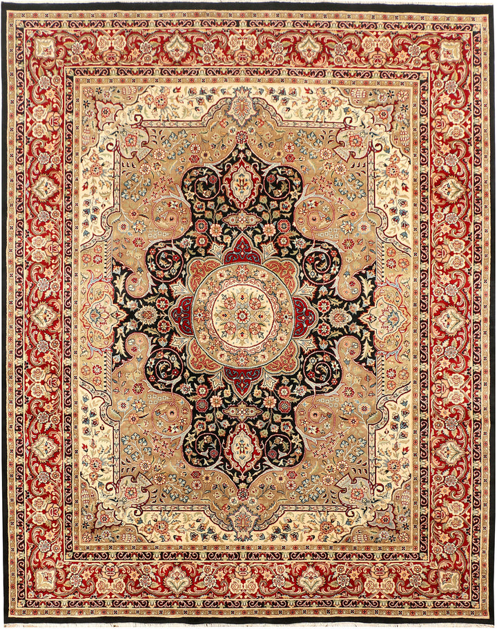 Black Isfahan 8' x 10' 1 - No. 44876 - ALRUG Rug Store
