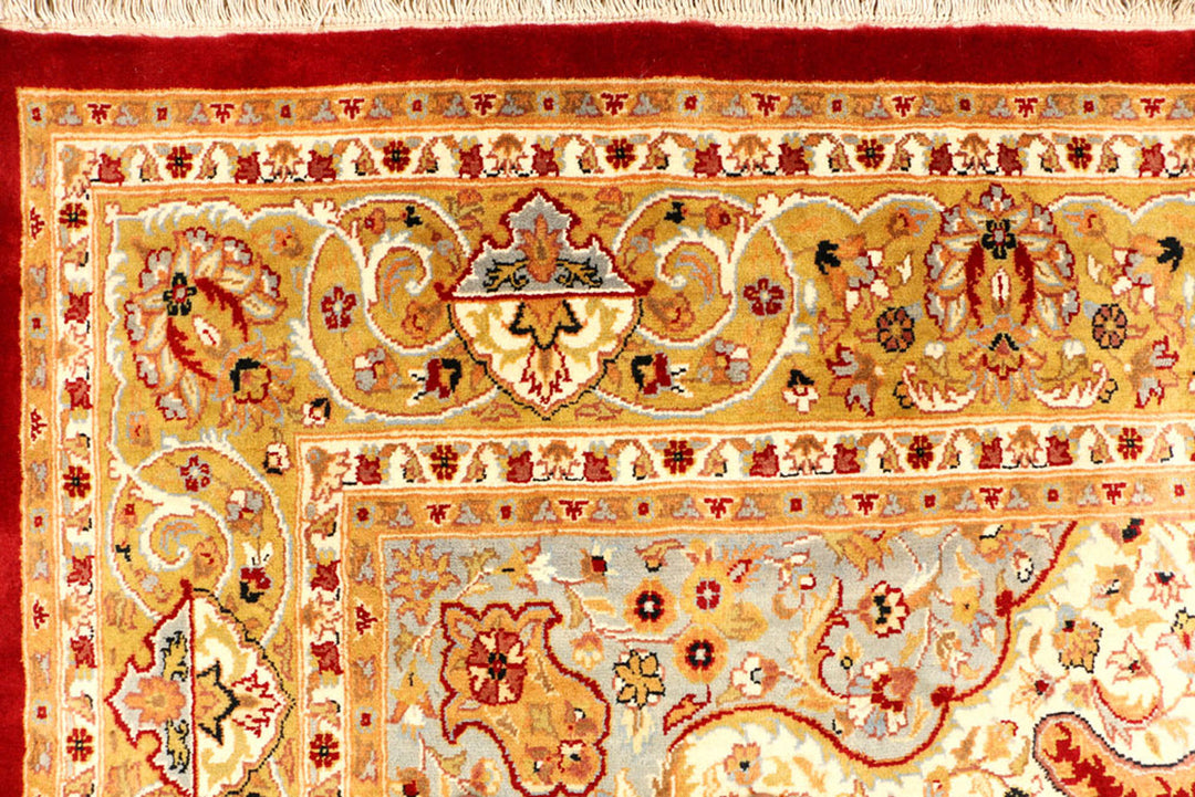 Firebrick Isfahan 7'  10" x 9'  10" - No. QA57991