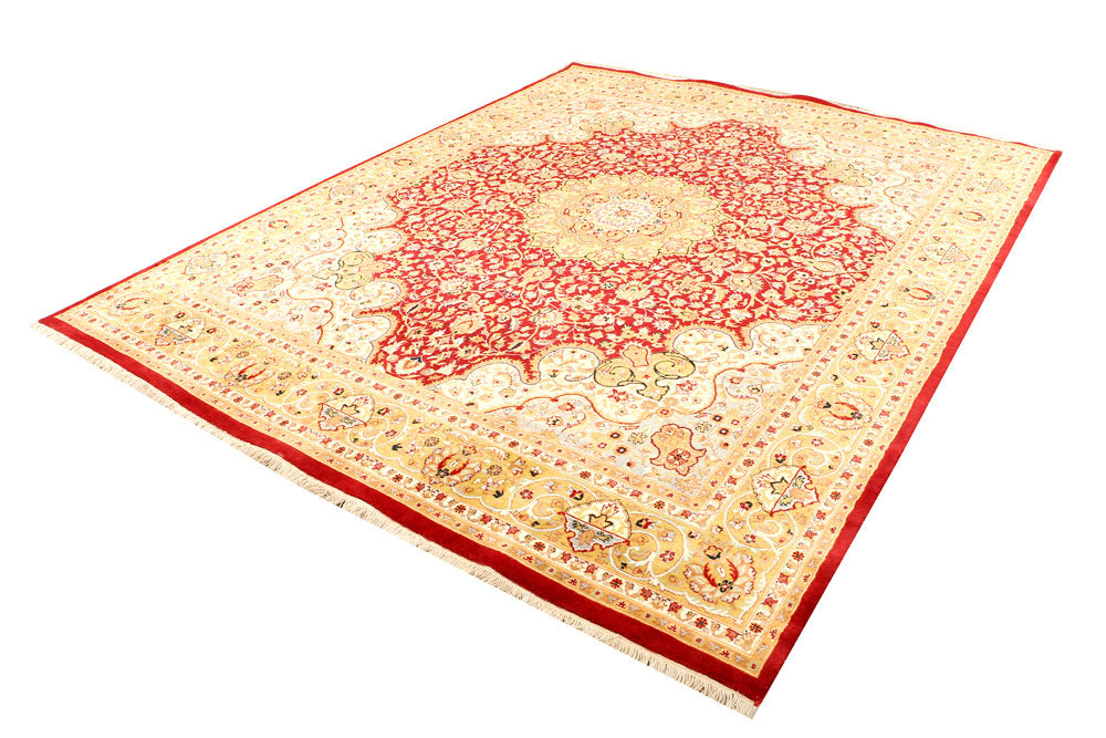 Firebrick Isfahan 7' 10 x 9' 10 - No. 44877 - ALRUG Rug Store