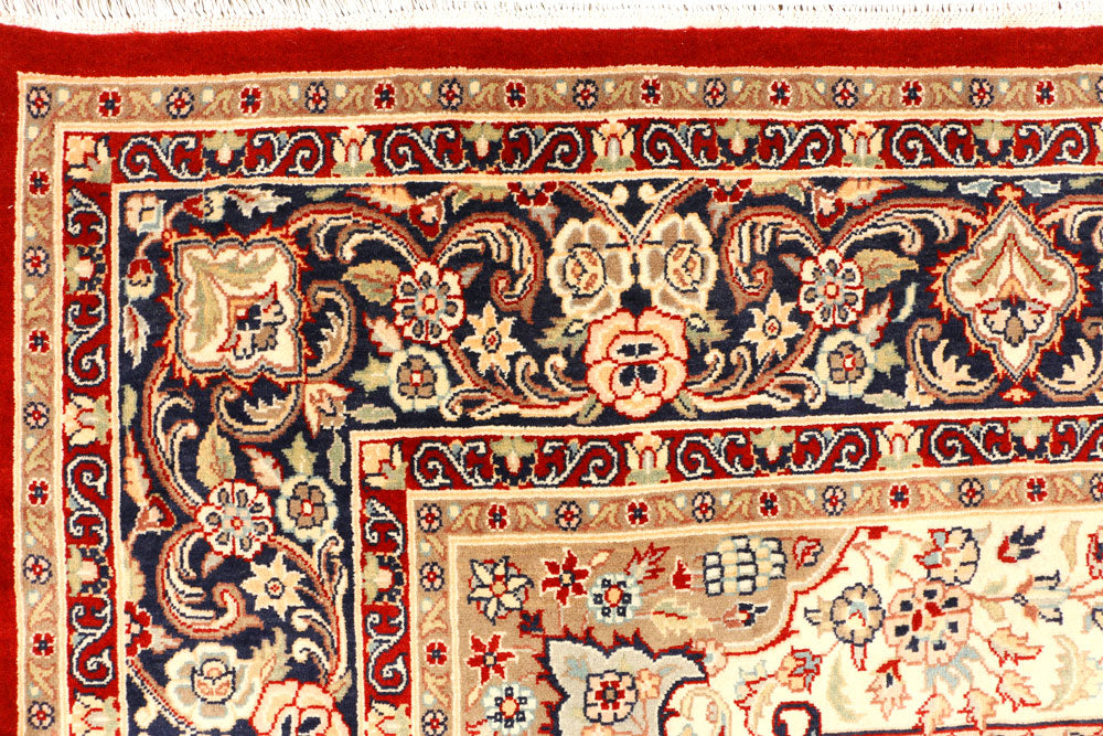 Firebrick Isfahan 8' 1 x 10' 7 - No. 44878 - ALRUG Rug Store