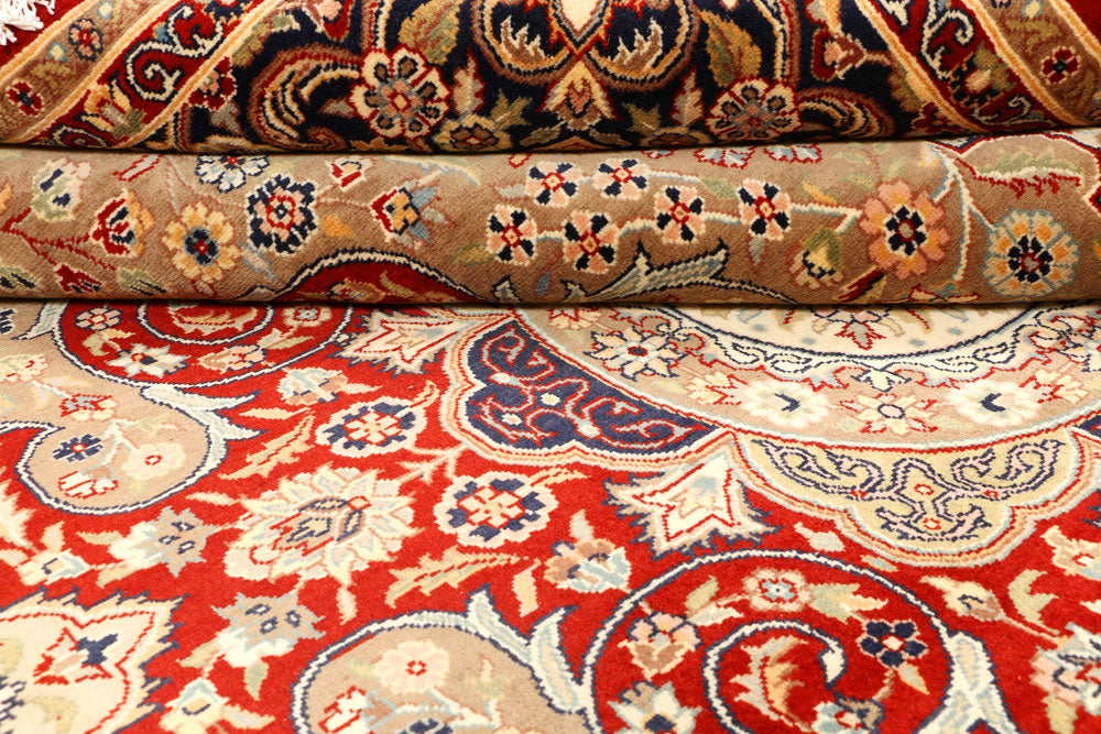 Firebrick Isfahan 8' 1 x 10' 7 - No. 44878 - ALRUG Rug Store