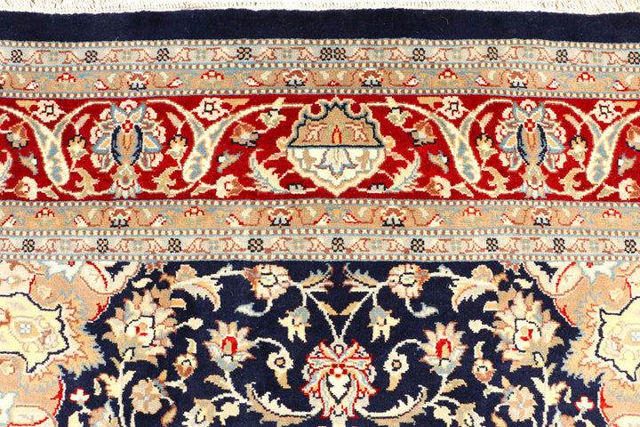 Black Kashan 6' 11 x 10' 1 - No. 44883 - ALRUG Rug Store