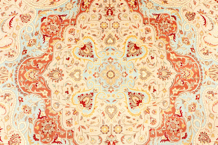 Powder Blue Kirman 9' 1 x 12' 2 - No. 44886 - ALRUG Rug Store