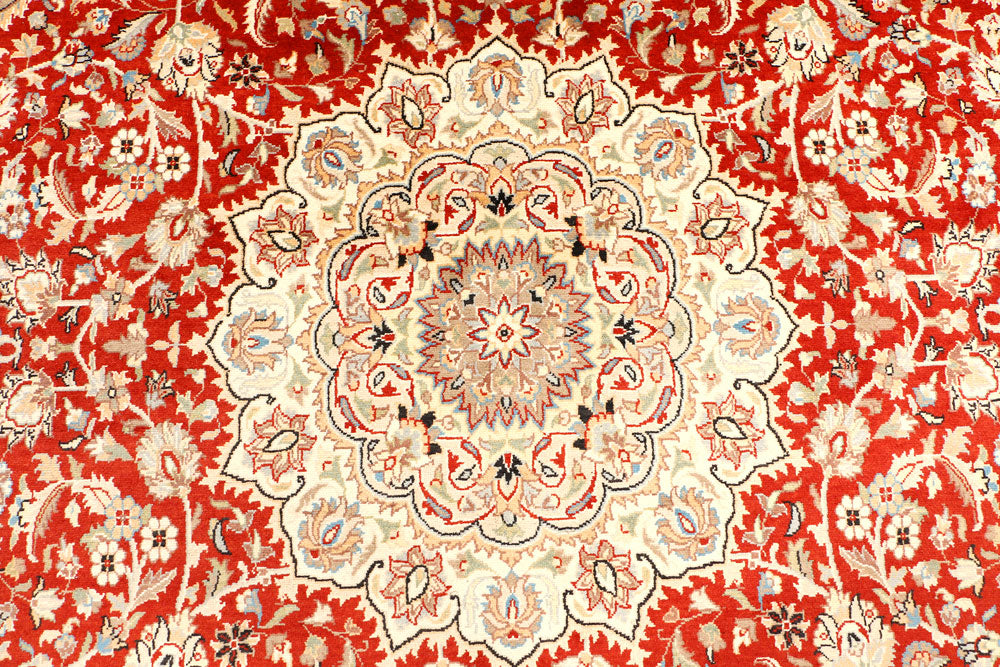 Orange Red Isfahan 8' 11 x 12' 2 - No. 44893 - ALRUG Rug Store