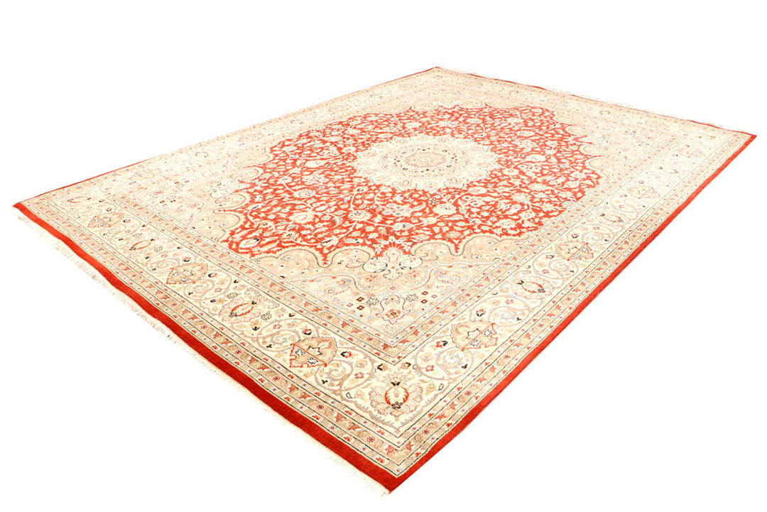 Orange Red Isfahan 8'  11" x 12'  2" - No. QA43138