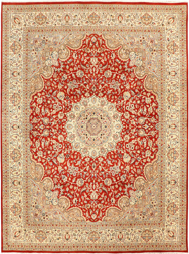 Orange Red Isfahan 8'  11" x 12'  2" - No. QA43138