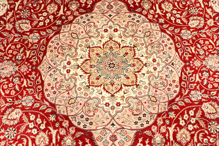 Firebrick Isfahan 9' x 11' 11 - No. 44898 - ALRUG Rug Store