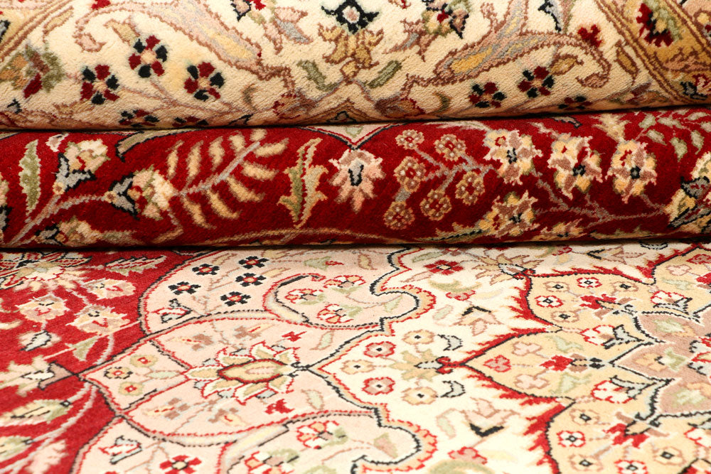 Firebrick Isfahan 9' x 11' 11 - No. 44898 - ALRUG Rug Store