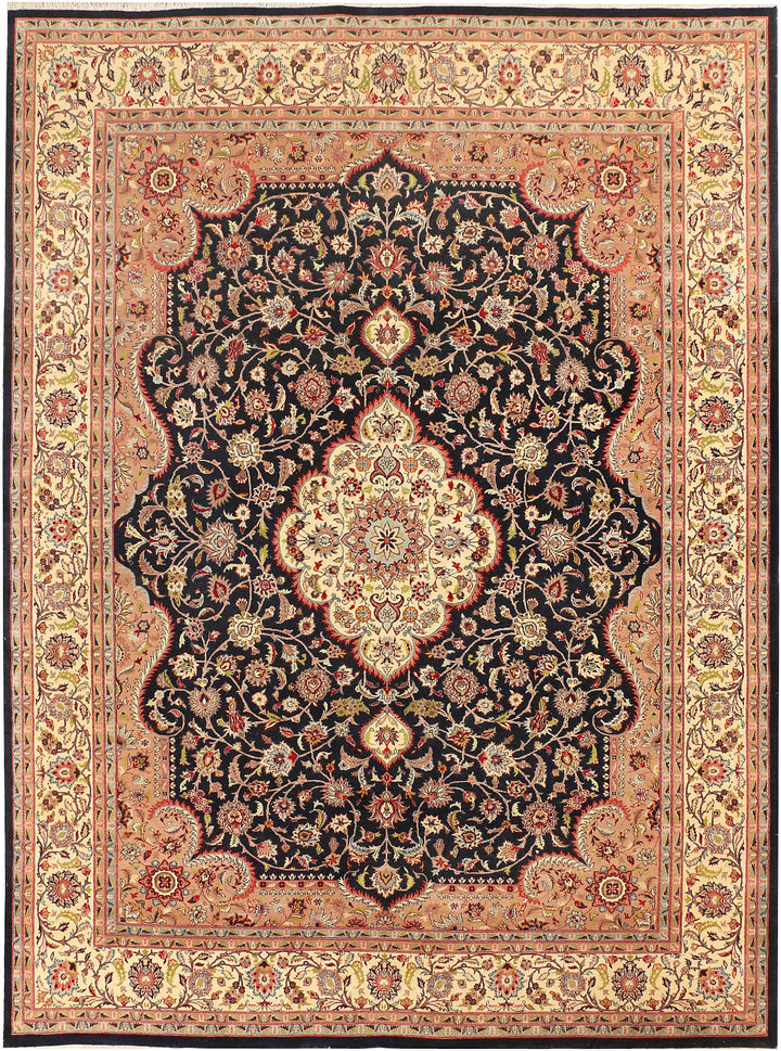 Black Kirman 9'  1" x 12'  4" - No. QA10008