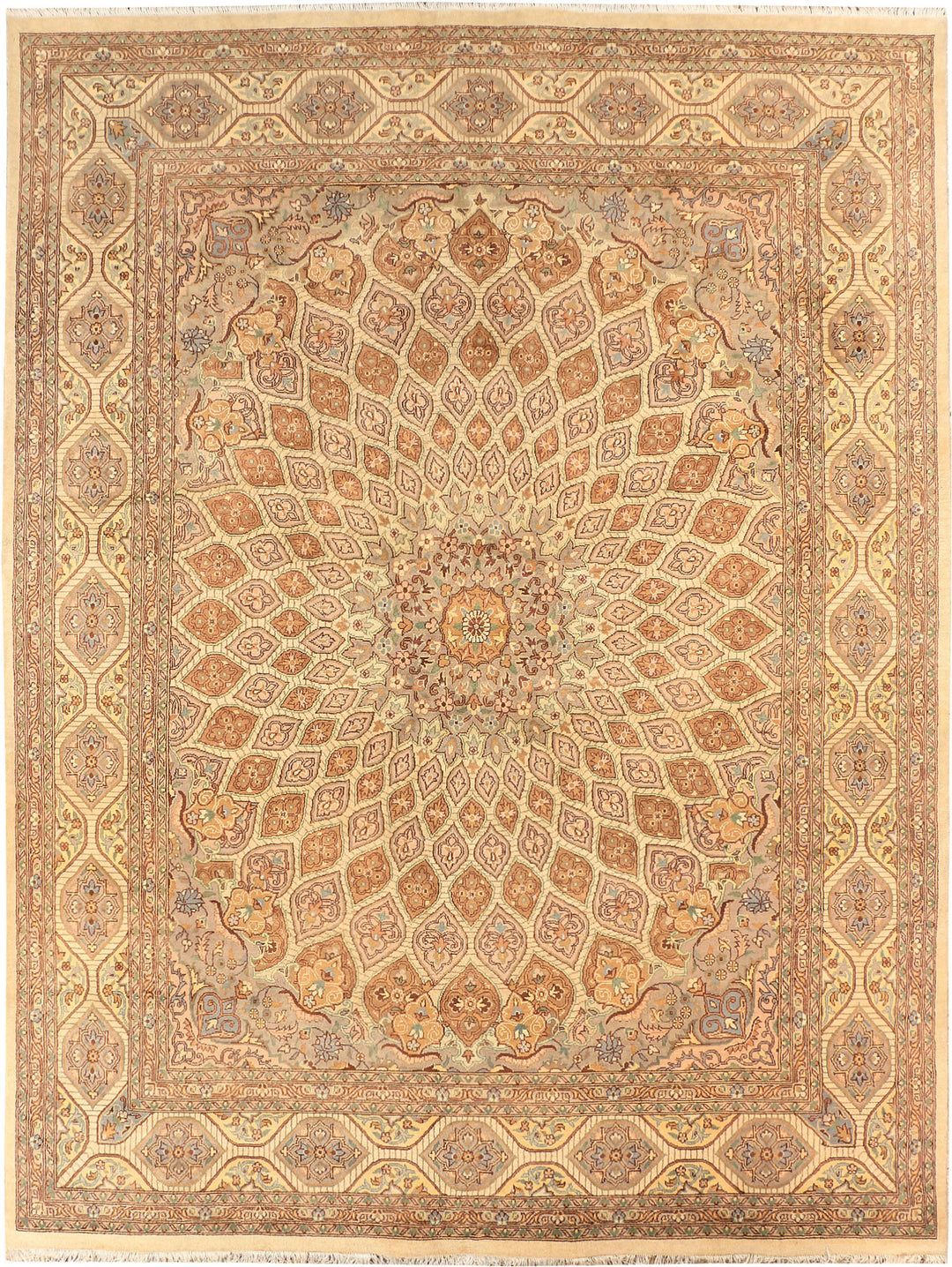 Wheat Gombud 8' 11 x 11' 11 - No. 44902 - ALRUG Rug Store