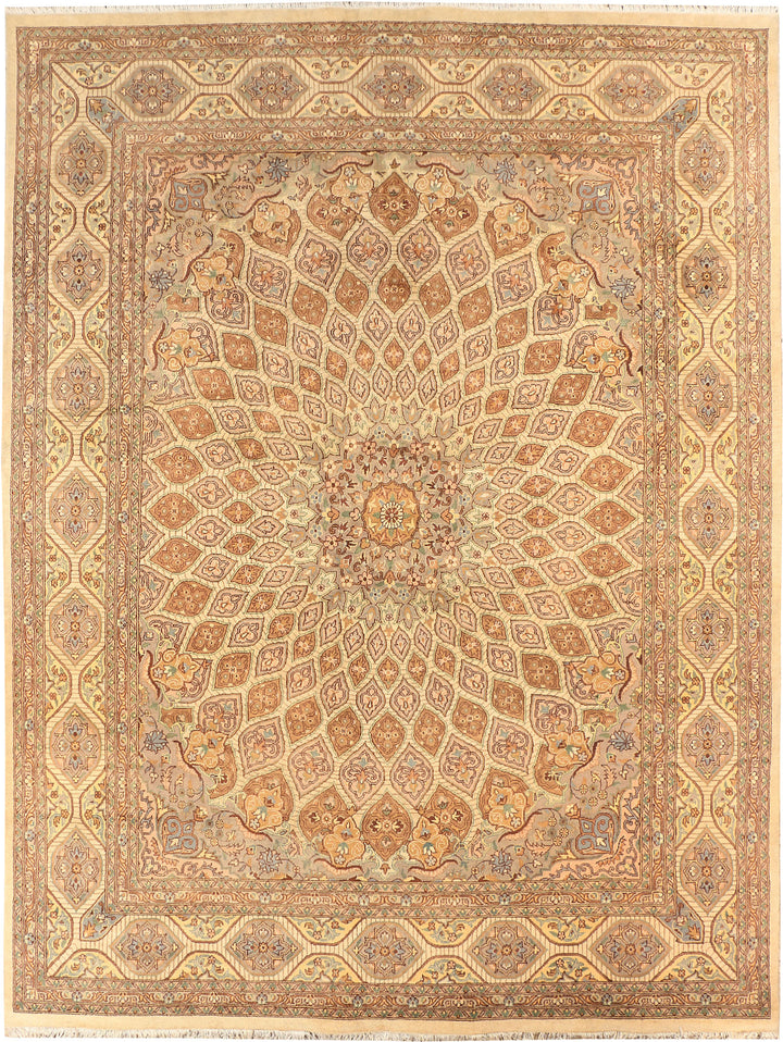 Wheat Gombud 8' 11 x 11' 11 - No. 44902 - ALRUG Rug Store