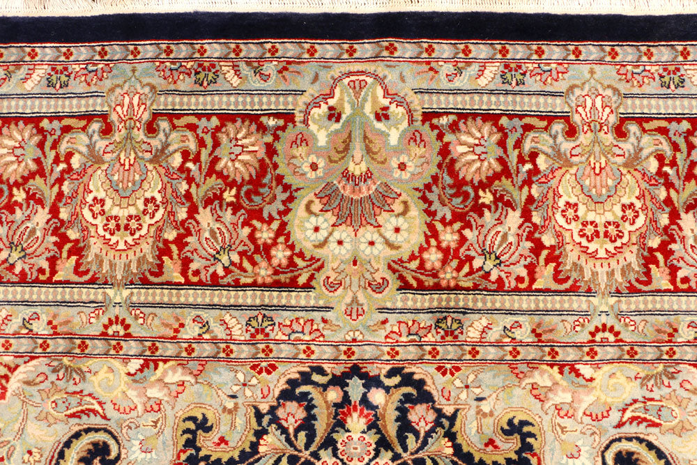 Black Isfahan 9' 1 x 12' 3 - No. 44908 - ALRUG Rug Store