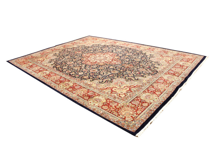 Black Isfahan 9' 1 x 12' 3 - No. 44908 - ALRUG Rug Store