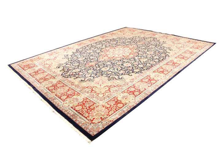 Black Isfahan 9' 1 x 12' 3 - No. 44908 - ALRUG Rug Store