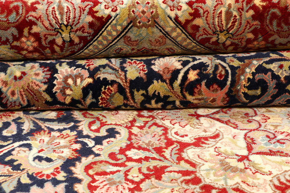 Black Isfahan 9' 1 x 12' 3 - No. 44908 - ALRUG Rug Store