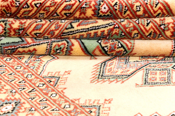 Blanched Almond Kafkazi 4' 1 x 6' 1 - No. 44925 - ALRUG Rug Store