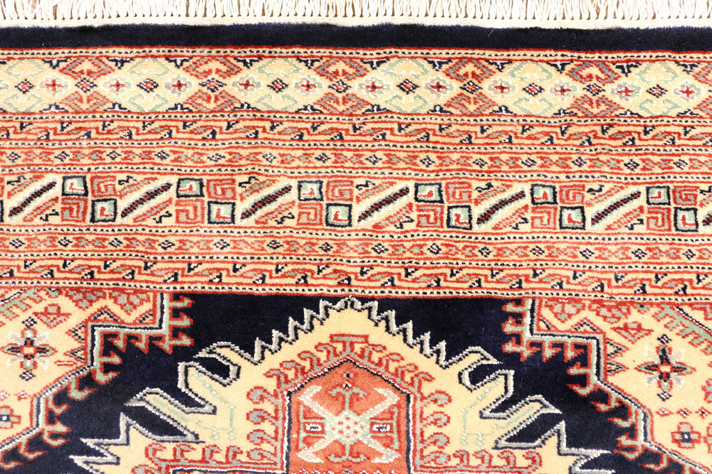 Midnight Blue Kafkazi 4' x 5' 11 - No. 44930 - ALRUG Rug Store