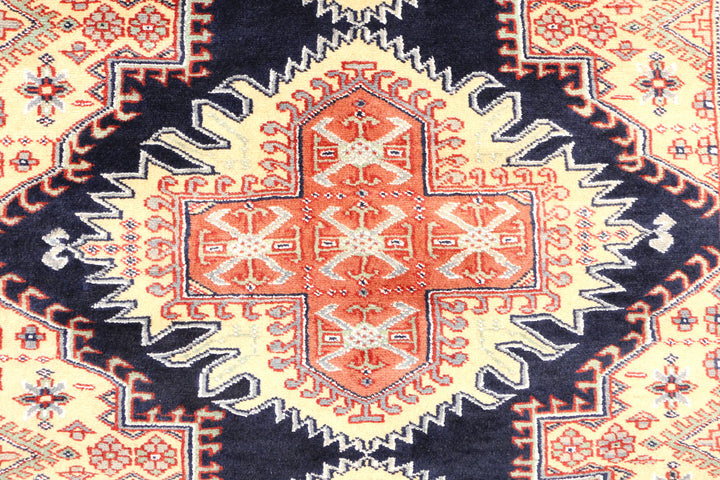 Midnight Blue Kafkazi 4' x 5' 11 - No. 44930 - ALRUG Rug Store
