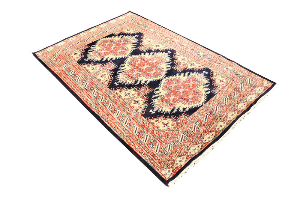 Midnight Blue Kafkazi 4' x 5' 11 - No. 44930 - ALRUG Rug Store