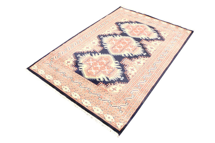 Midnight Blue Kafkazi 4' x 5' 11 - No. 44930 - ALRUG Rug Store