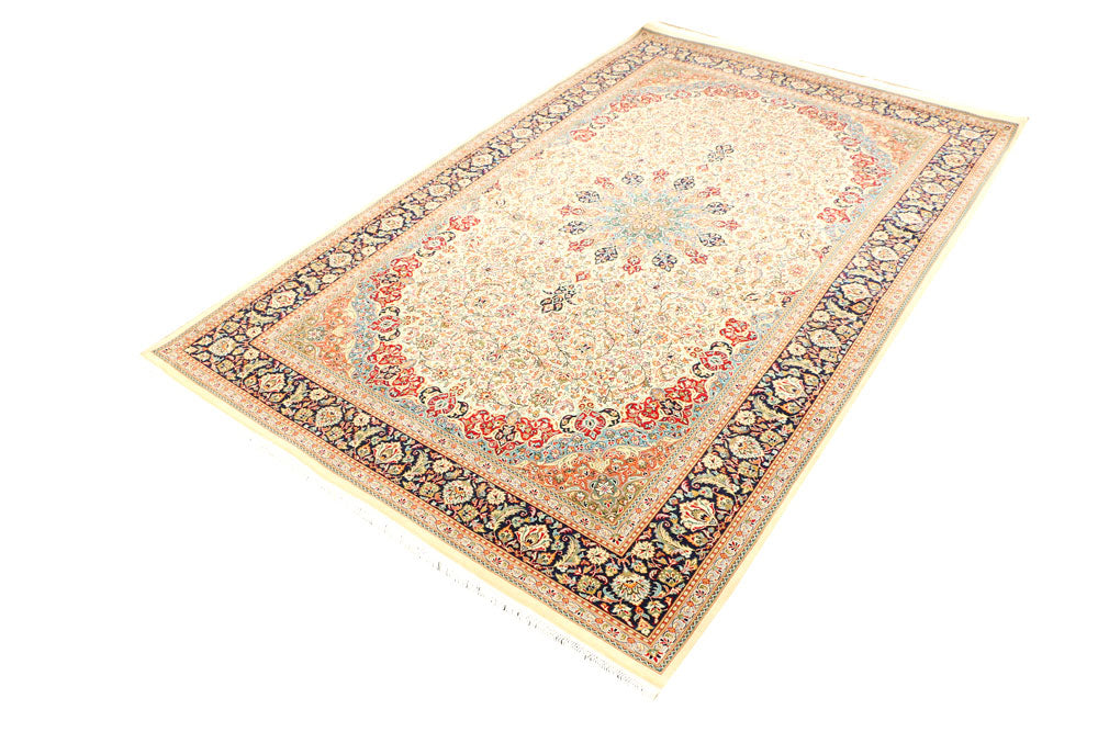 Navajo White Ardibil 4' 7 x 7' 1 - No. 44934 - ALRUG Rug Store