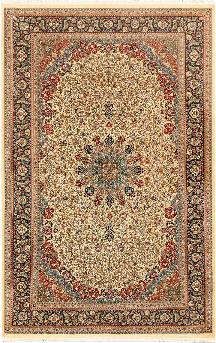 Navajo White Ardibil 4' 7 x 7' 1 - No. 44934 - ALRUG Rug Store