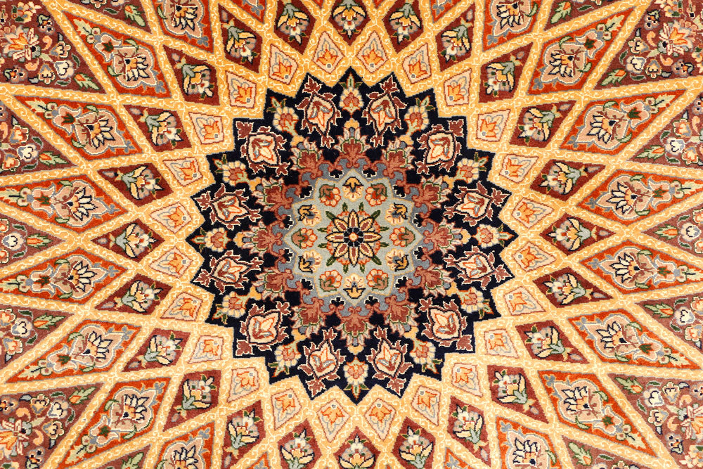 Multi Colored Gombud 4' 7 x 7' 1 - No. 44935 - ALRUG Rug Store