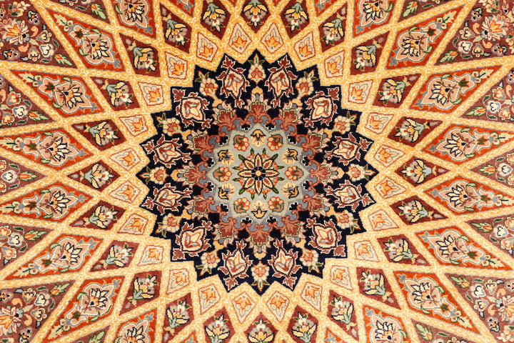 Multi Colored Gombud 4' 7 x 7' 1 - No. 44935 - ALRUG Rug Store